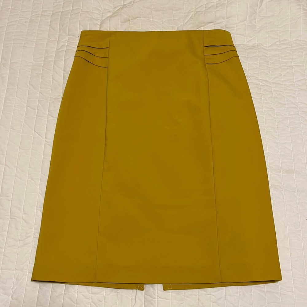 Yellow Express Pencil Skirt